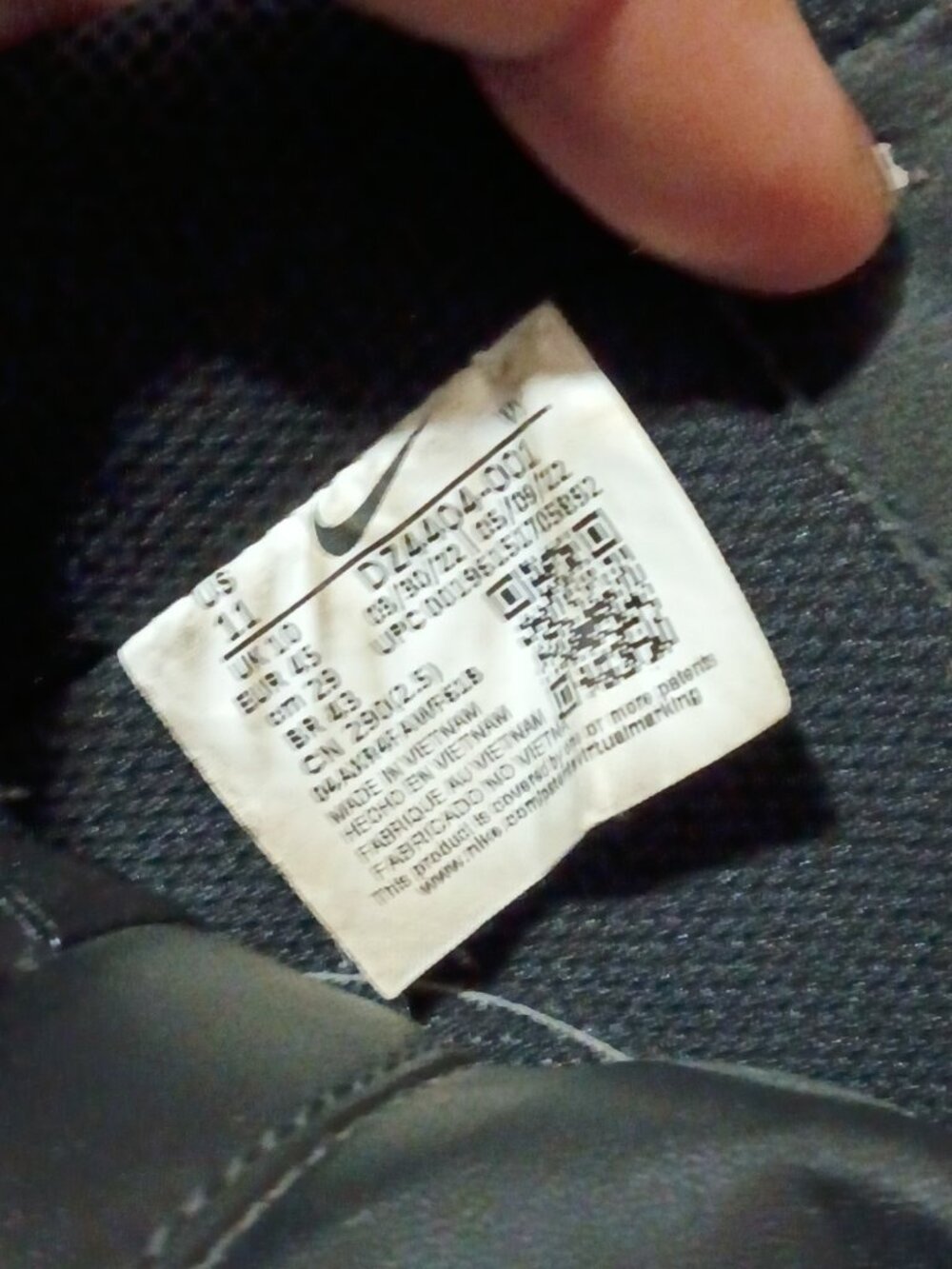 Nike Air Force 1 Low '07 Mens Size 11 Lifestyle Shoes Black Gum 2022 DZ4404-001 - Picture 2 of 13